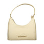 Mario Valentino Beige Polyurethane Womens Bag with Handle and Adjustable Strap