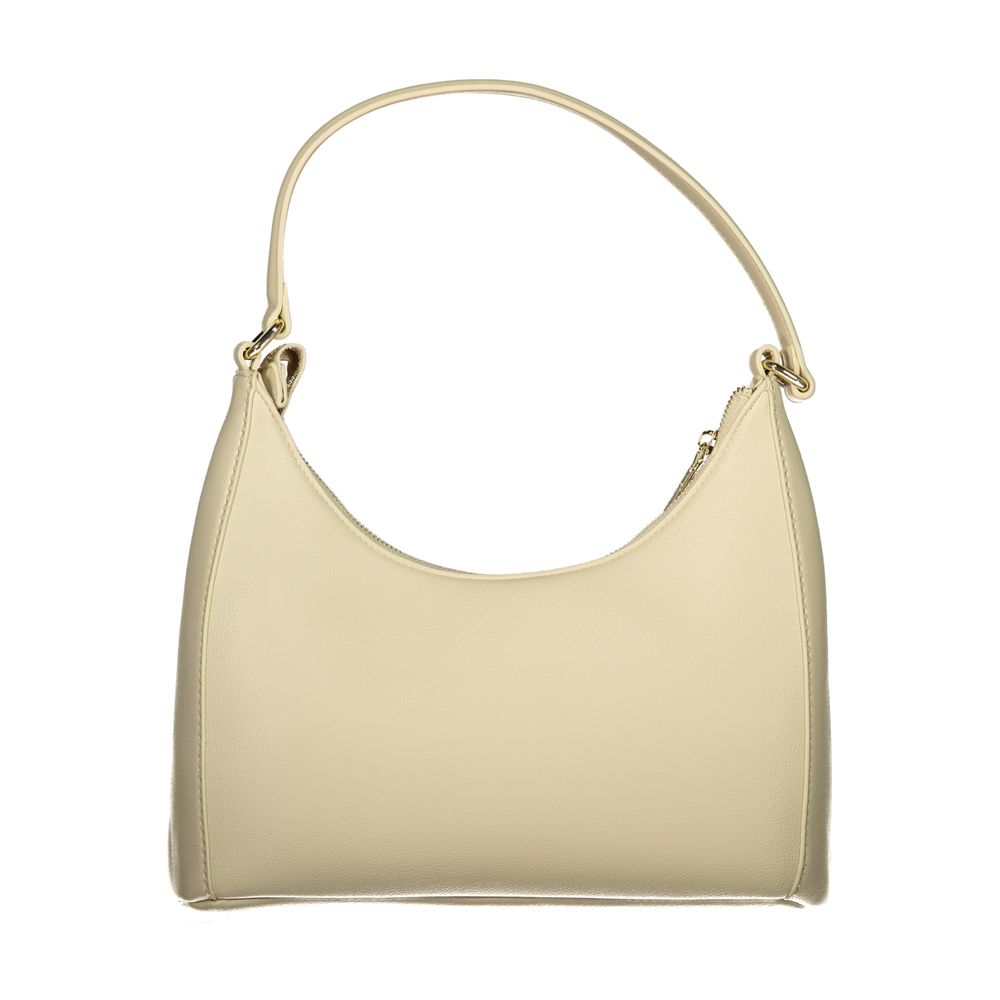 Mario Valentino Beige Handbag with Adjustable Strap