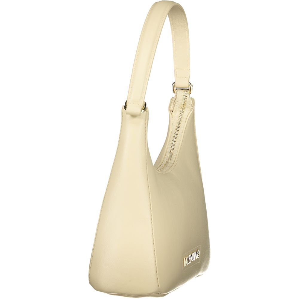 Mario Valentino Beige Handbag with Adjustable Strap