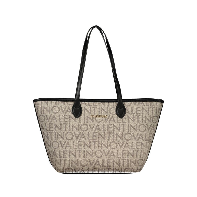 Mario Valentino Beige Poliuretano Women's Shoulder Bag