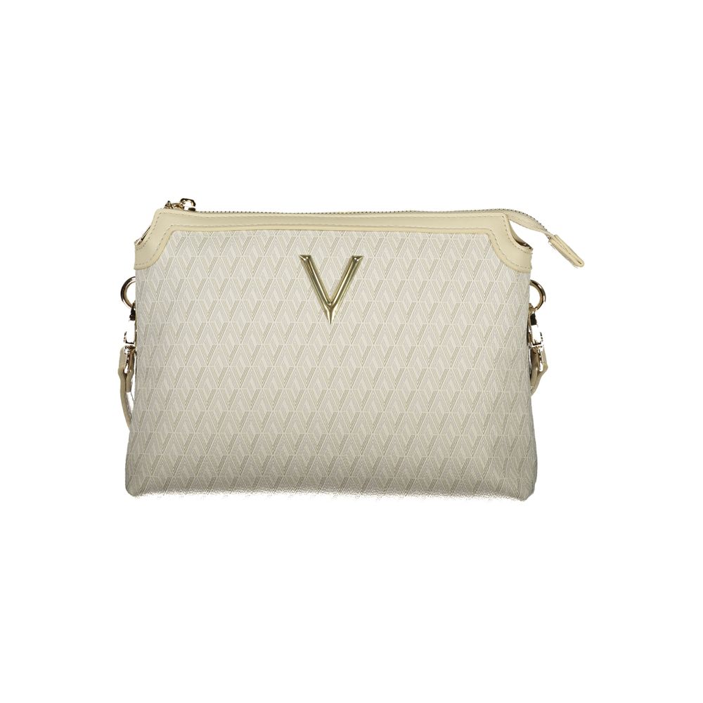 Mario Valentino Beige Handbag with Adjustable Strap