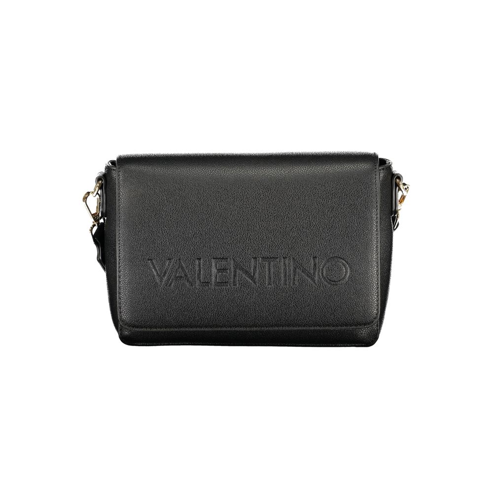 Mario Valentino Nero Poliuretano Double Shoulder Bag