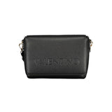 Mario Valentino Nero Poliuretano Double Shoulder Bag