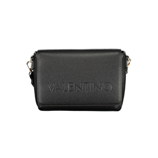 Mario Valentino Nero Poliuretano Double Shoulder Bag