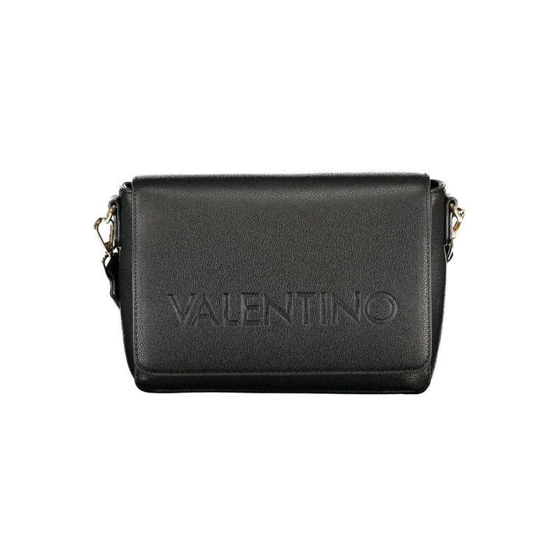 Mario Valentino Nero Poliuretano Double Shoulder Bag