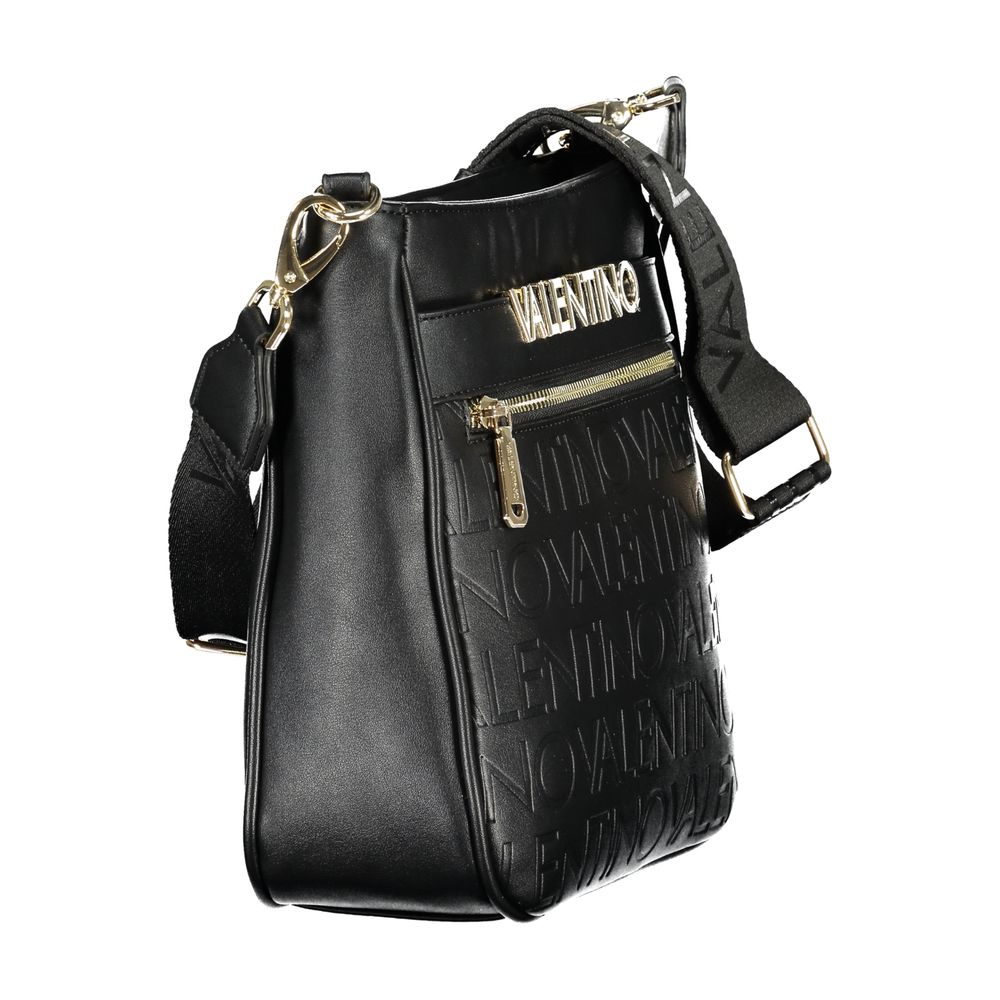 Mario Valentino Black Polyurethane Women's Handbag
