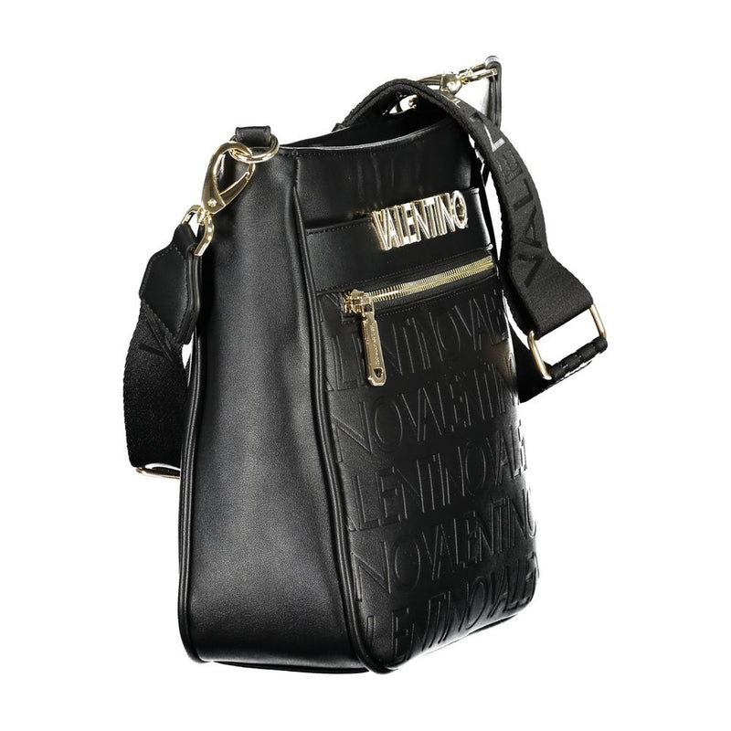 Mario Valentino Black Polyurethane Women's Bag - Chic Versatility