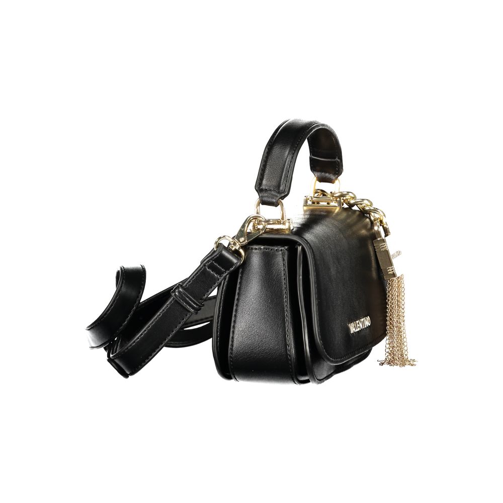 Mario Valentino Black Polyurethane Women's Handbag