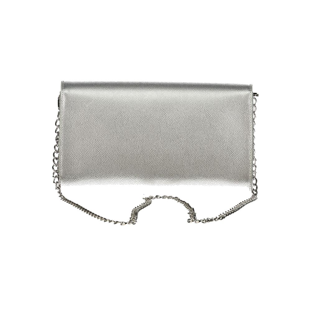 Mario Valentino Silver Polyurethane Handbag for Women