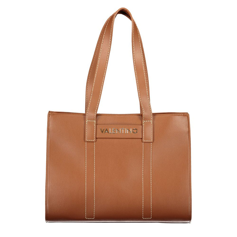Mario Valentino Brown Polyurethane Women's Handbag