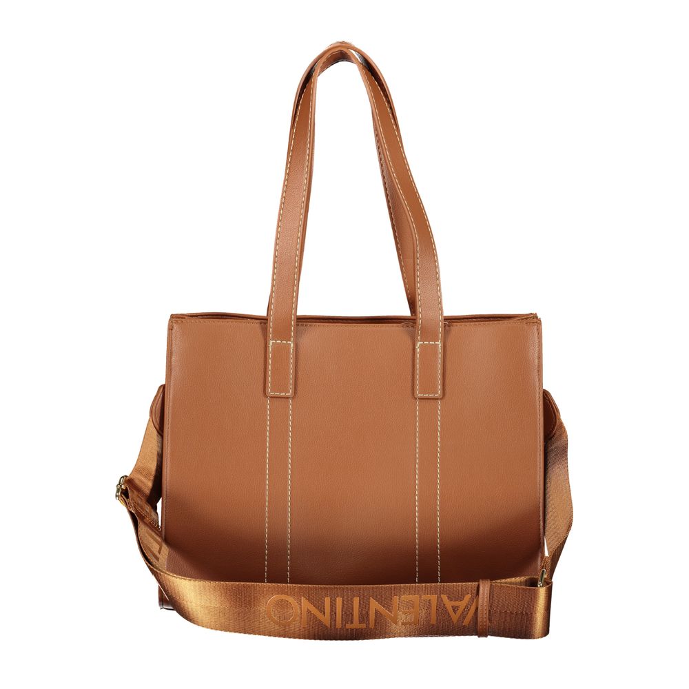 Mario Valentino Brown Polyurethane Women's Handbag