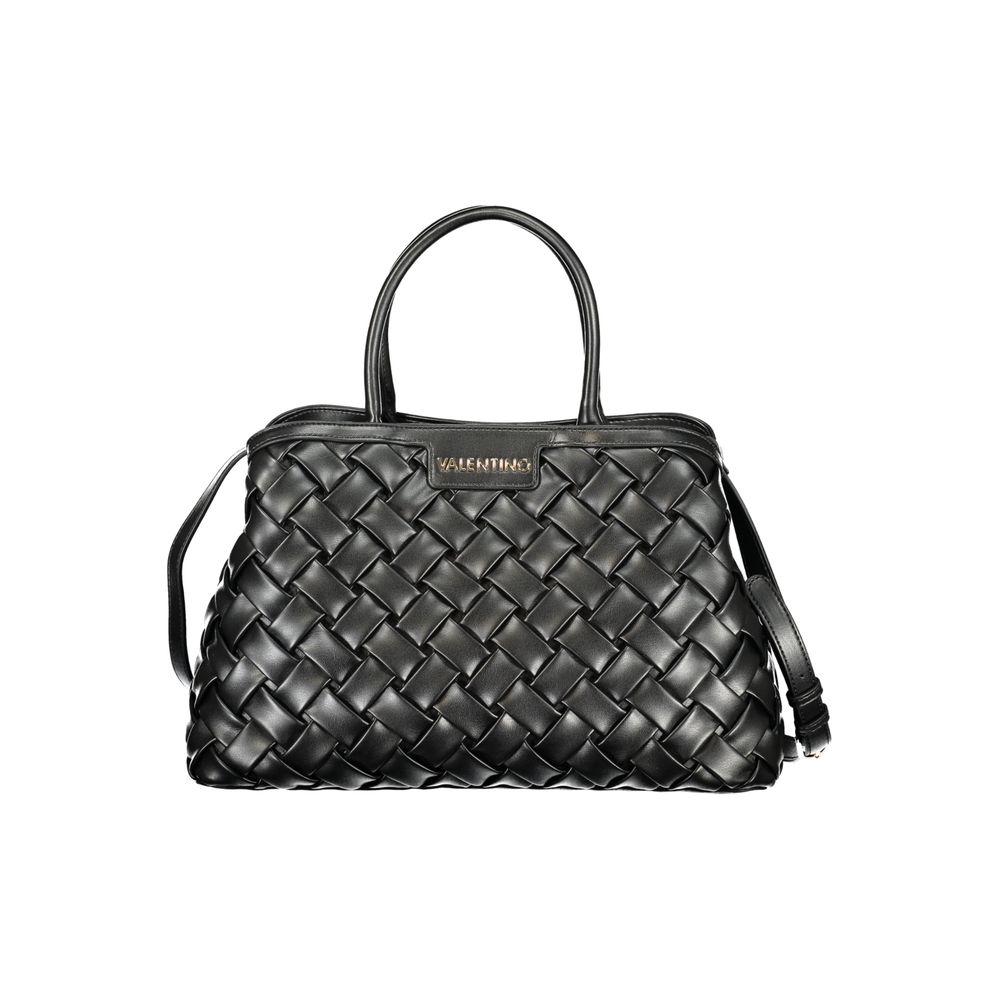 Mario Valentino Black Polyurethane Women's Handbag