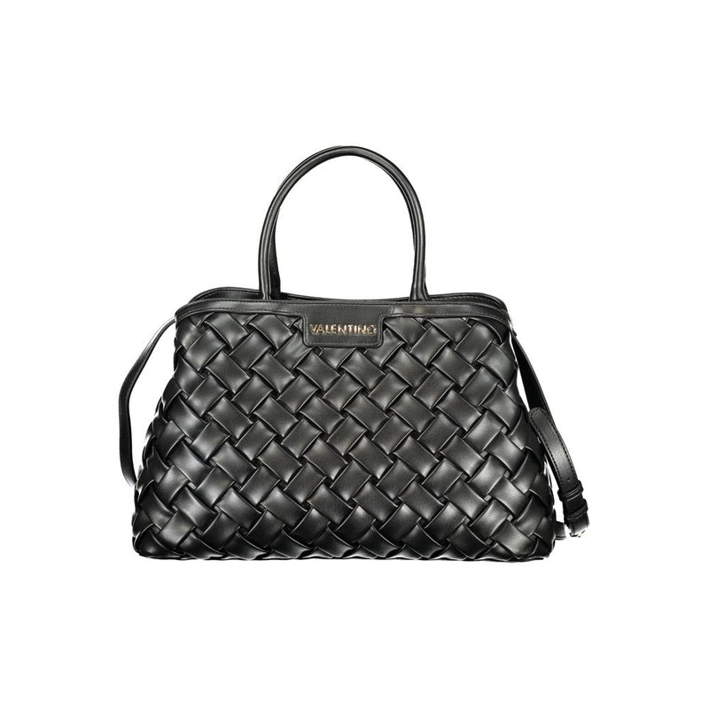 Mario Valentino Black Polyurethane Women's Handbag