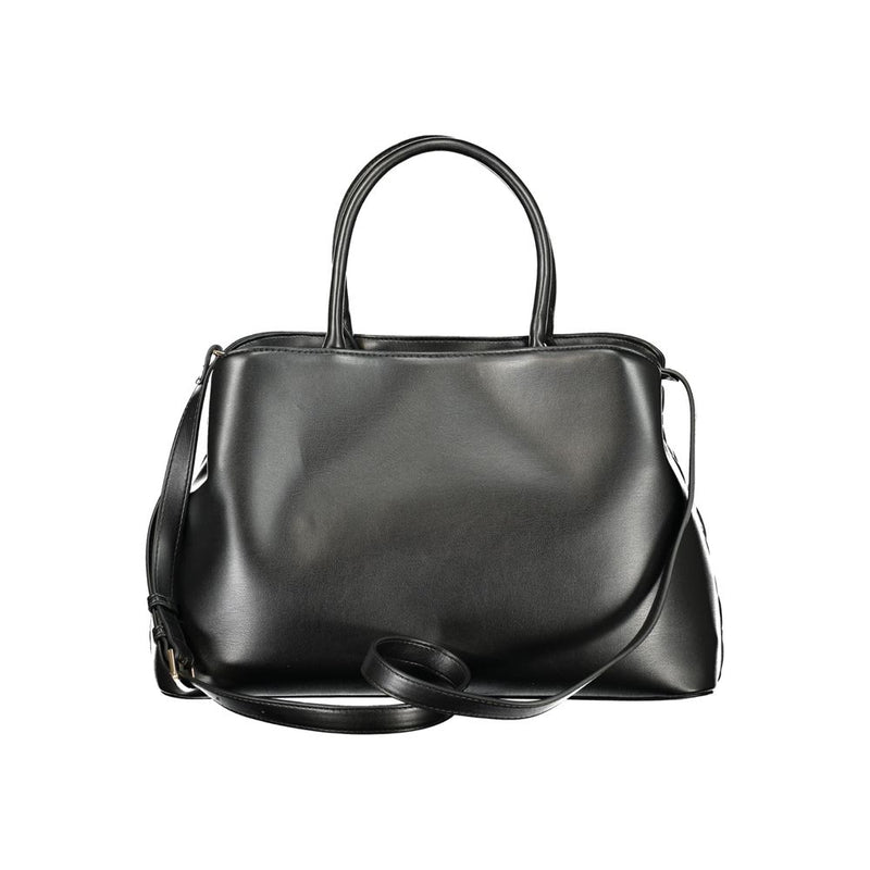 Mario Valentino Black Polyurethane Women's Handbag