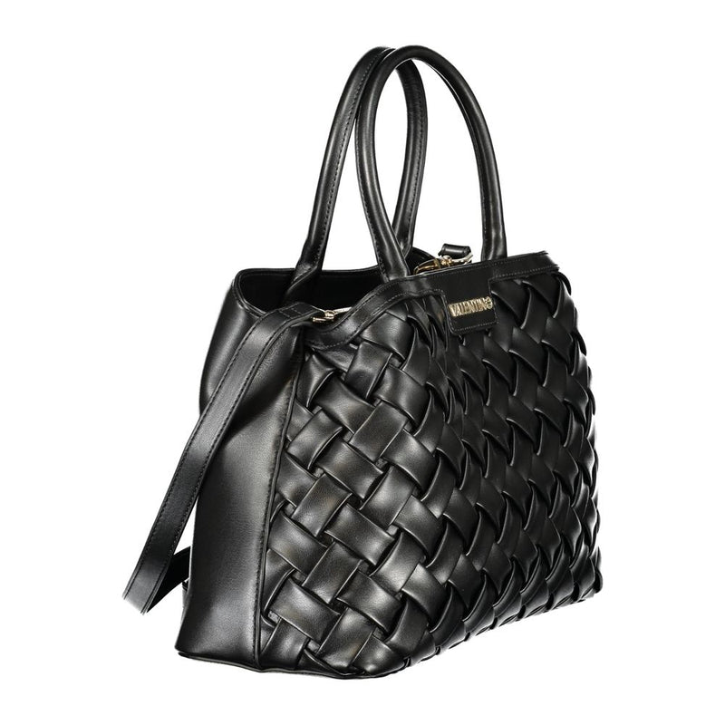 Mario Valentino Black Polyurethane Women's Handbag