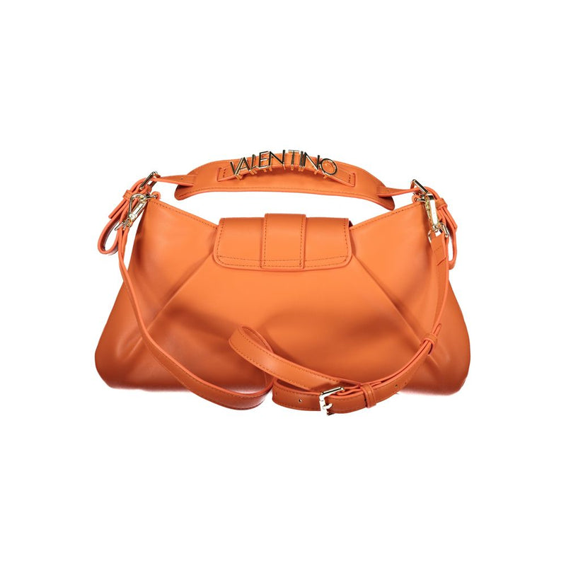 Mario Valentino Orange Polyurethane Women's Handbag