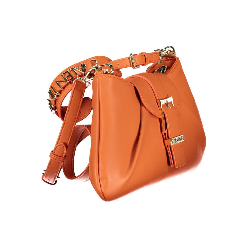 Mario Valentino Orange Polyurethane Women's Handbag