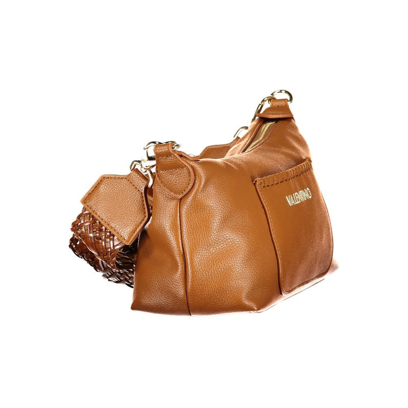 Mario Valentino Brown Polyethylene Handbag - Stylish & Versatile