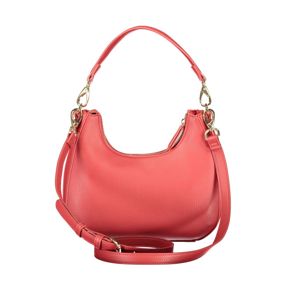 Mario Valentino Rosso Polyurethane Women's Bag - Elegant Red Handbag