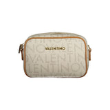 Sac pour femme Mario Valentino en polyuréthane beige avec bandoulière réglable et amovible