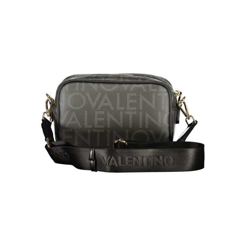 Mario Valentino Black Polyurethane Women's Handbag