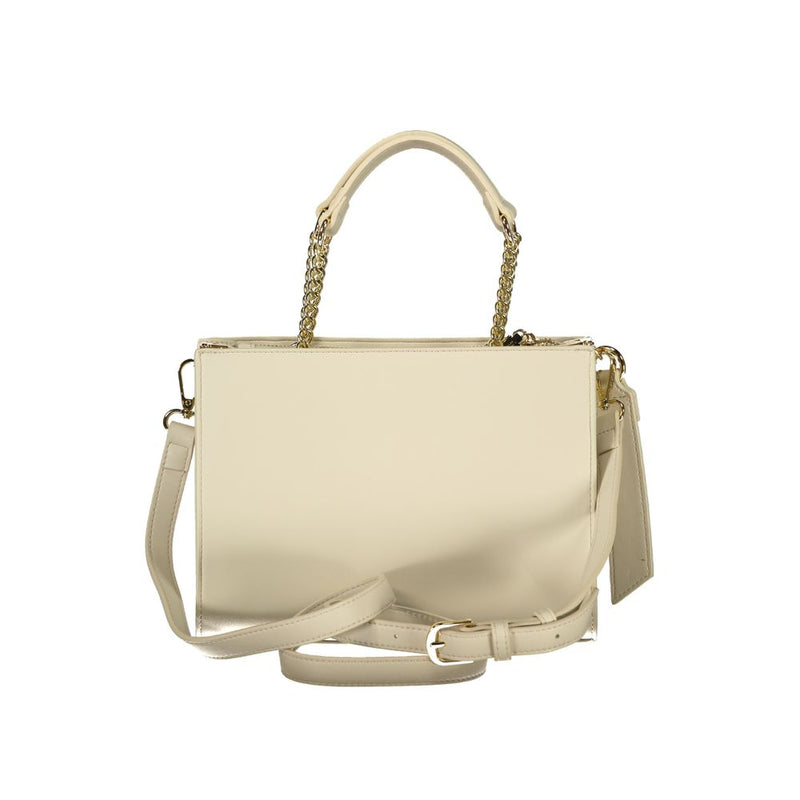 Mario Valentino Beige Polyurethane Women's Handbag