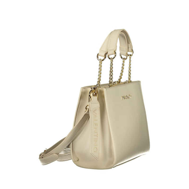 Mario Valentino Beige Polyurethane Women's Handbag