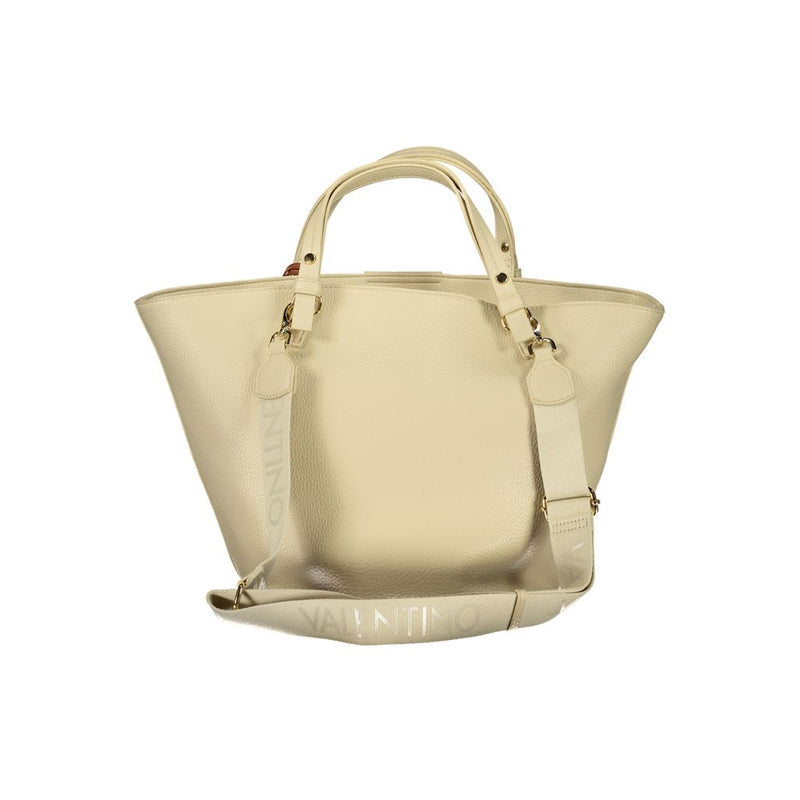Mario Valentino Beige Polyurethane Women's Handbag
