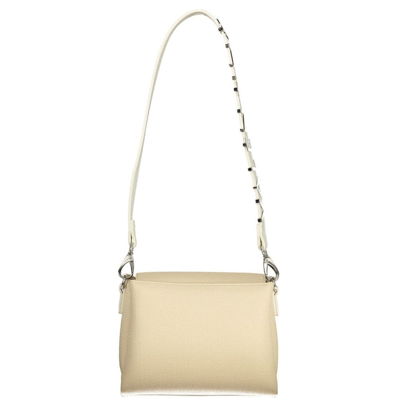 Mario Valentino Beige Polyurethane Women's Bag - Stylish & Versatile