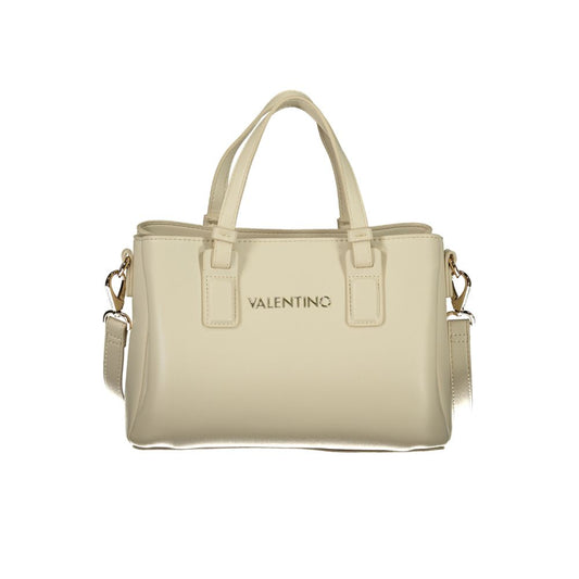 Mario Valentino Beige Handbag with Adjustable Strap