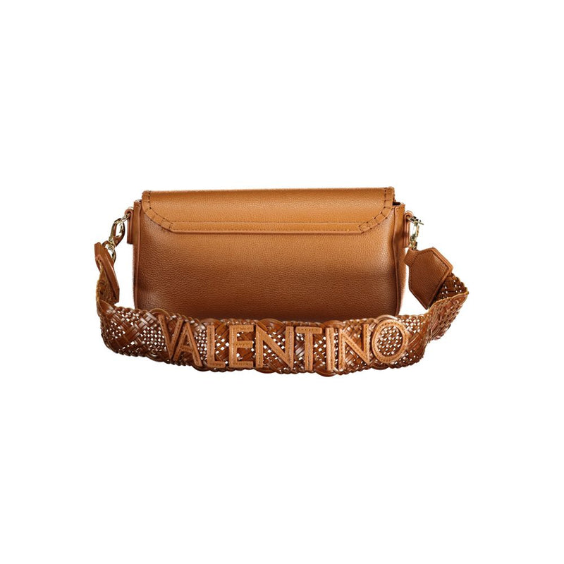 Mario Valentino Brown Polyurethane Women's Handbag