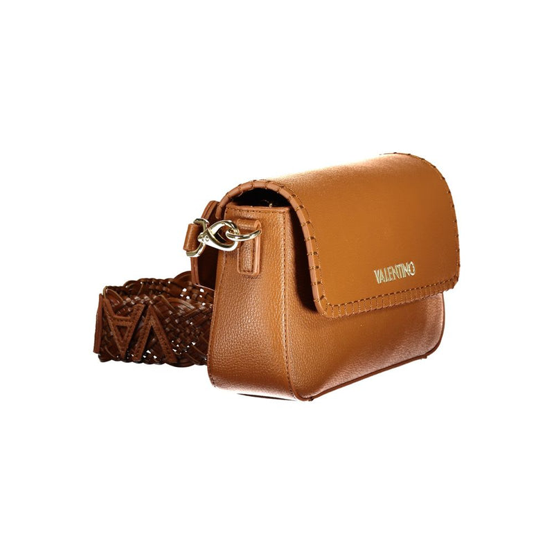 Mario Valentino Brown Polyurethane Women's Handbag