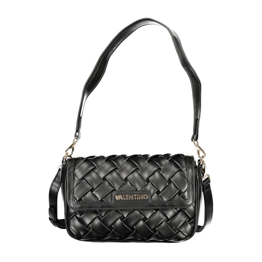 Mario Valentino Black Polyurethane Women's Handbag