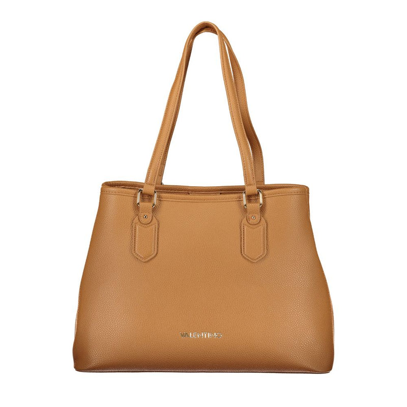 Mario Valentino Brown Polyurethane Women's Handbag