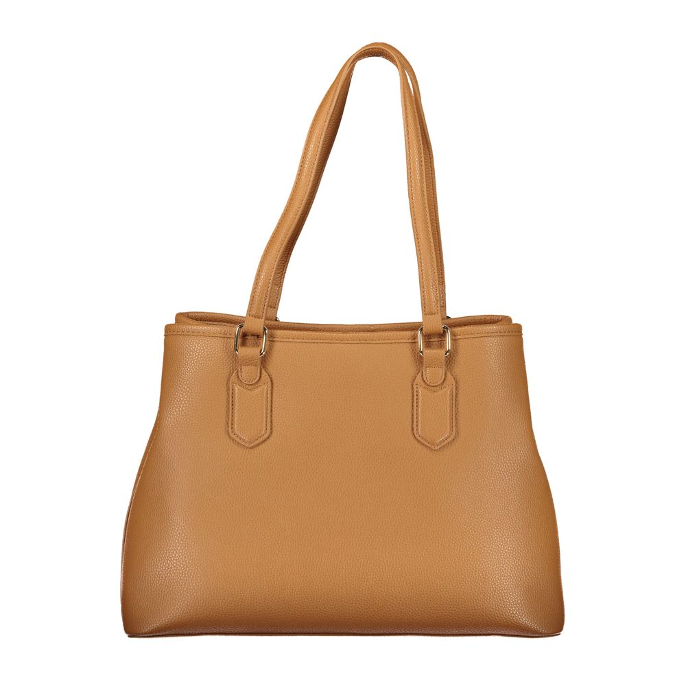Mario Valentino Brown Polyurethane Women's Handbag