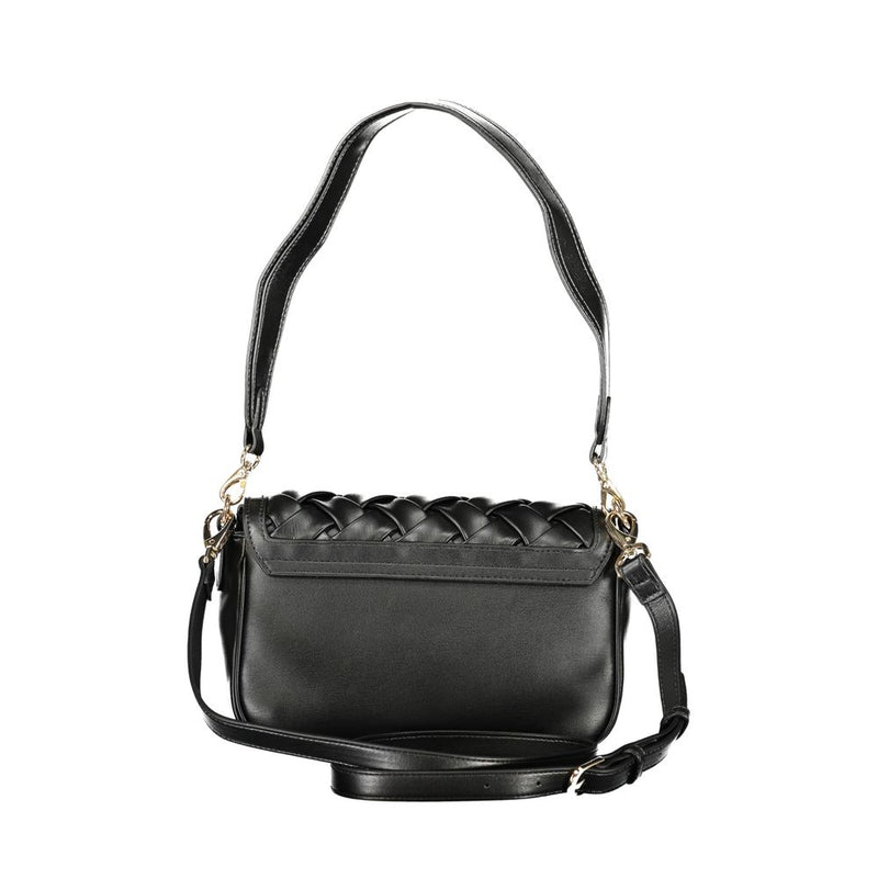 Mario Valentino Black Polyurethane Women's Handbag