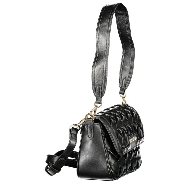 Mario Valentino Black Polyurethane Women's Handbag