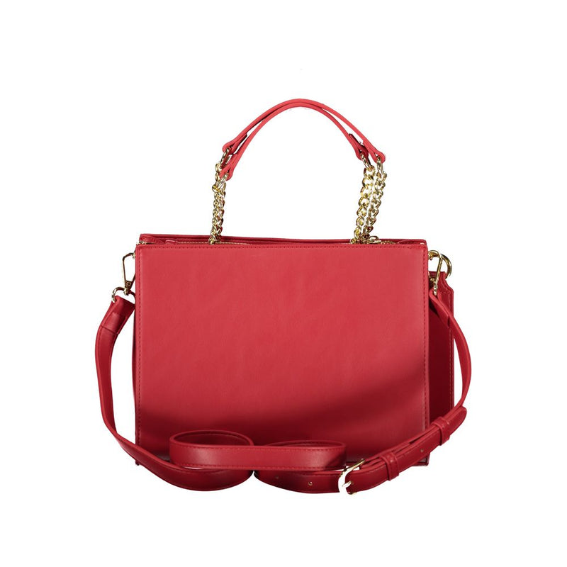 Mario Valentino Rosso Women's Handbag with Chain Handles