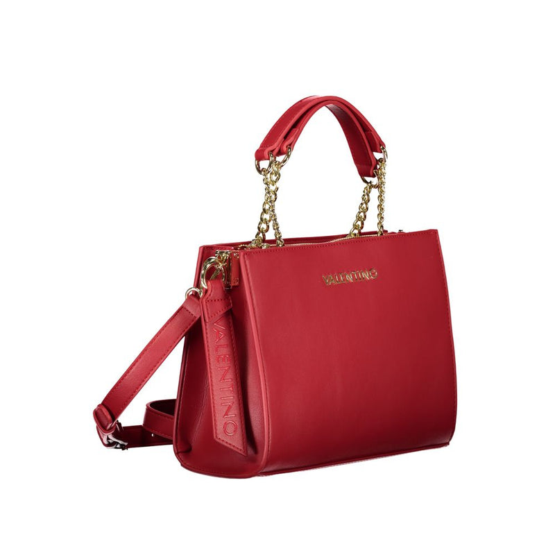 Mario Valentino Rosso Women's Handbag with Chain Handles