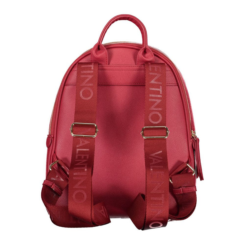 Mario Valentino Red Polyurethane Women's Backpack