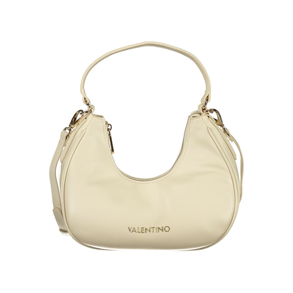 Mario Valentino Beige Polyurethane Shoulder Bag for Women