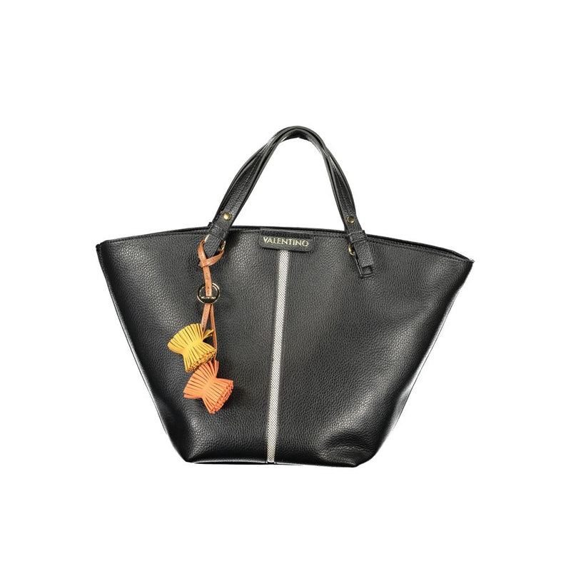 Mario Valentino Black Polyurethane Handbag for Women