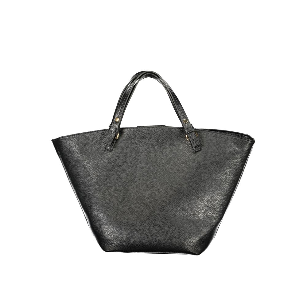 Mario Valentino Black Polyurethane Handbag for Women