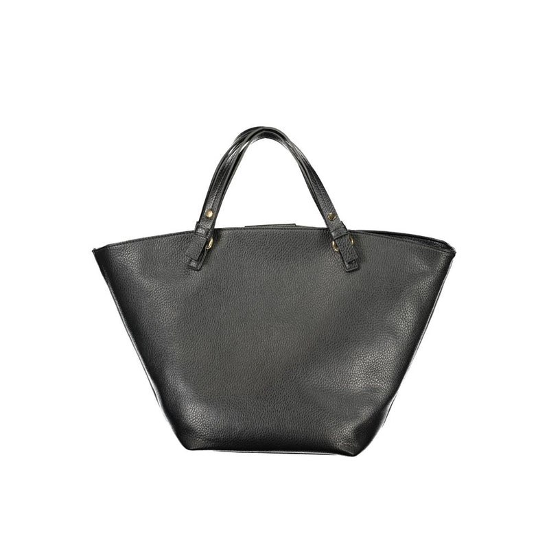 Mario Valentino Black Polyurethane Handbag for Women