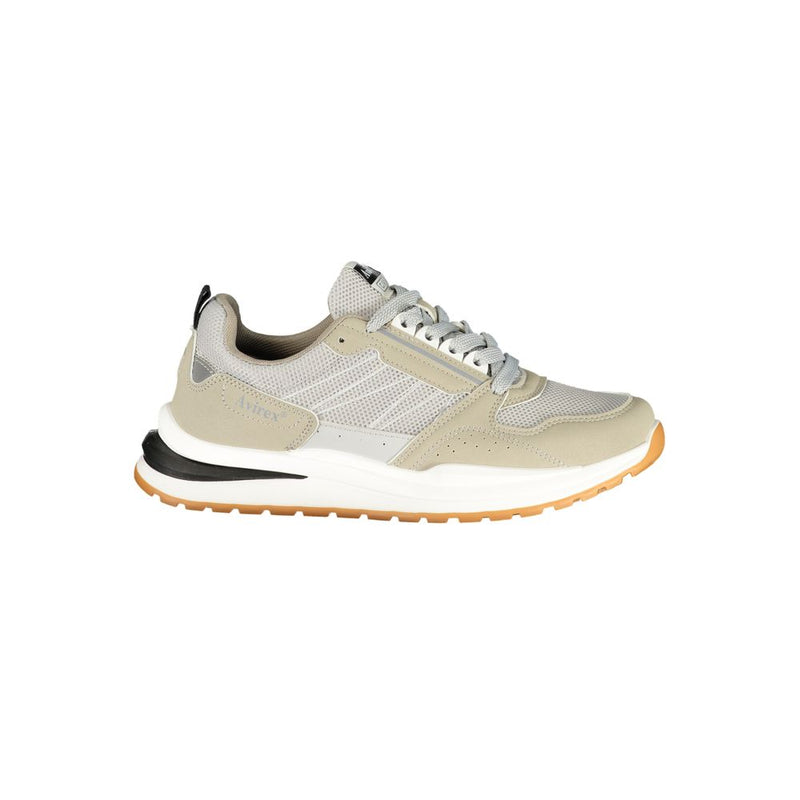 Avirex Gray Polyester Men's Sneaker - Stylish & Comfortable