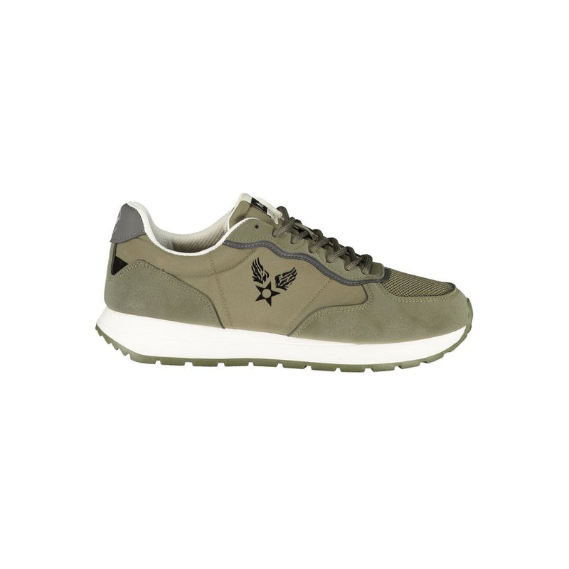 Avirex Green Poliestere Mens Sneaker