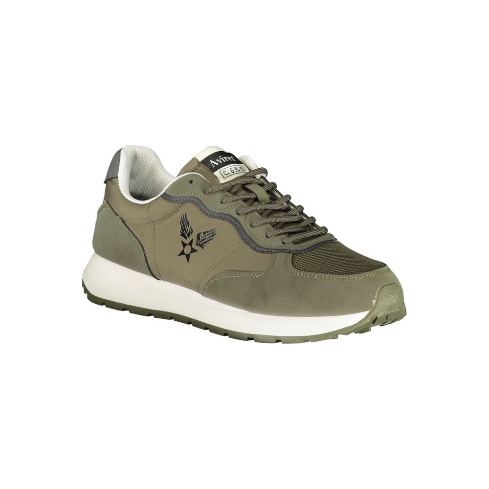 Baskets homme Avirex Vert Polyester