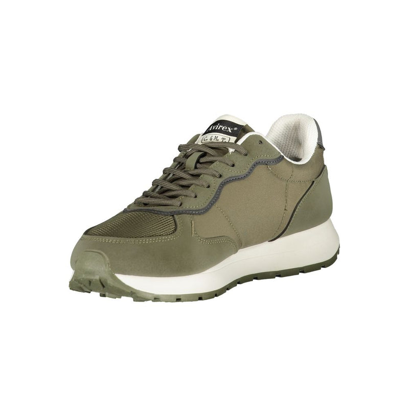 Avirex Green Poliestere Mens Sneaker