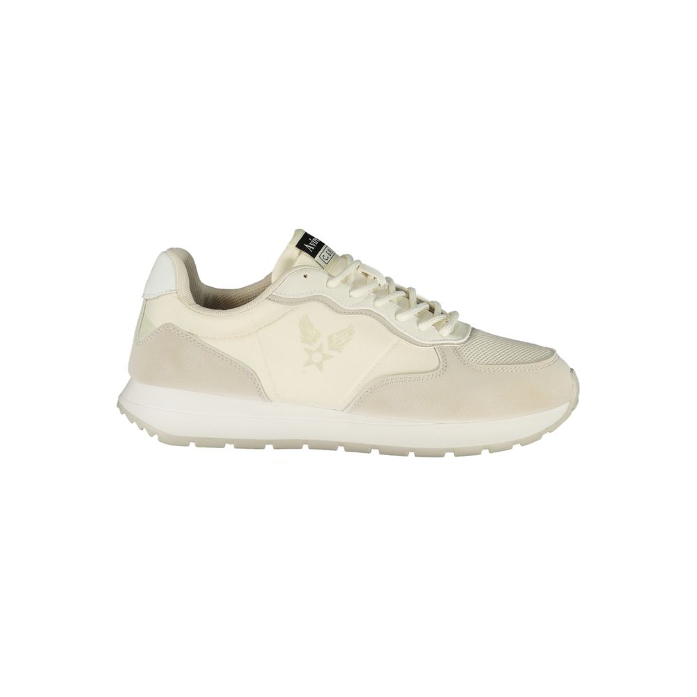 Avirex White Polyurethane Men's Sneaker - Vivian Sports Shoe