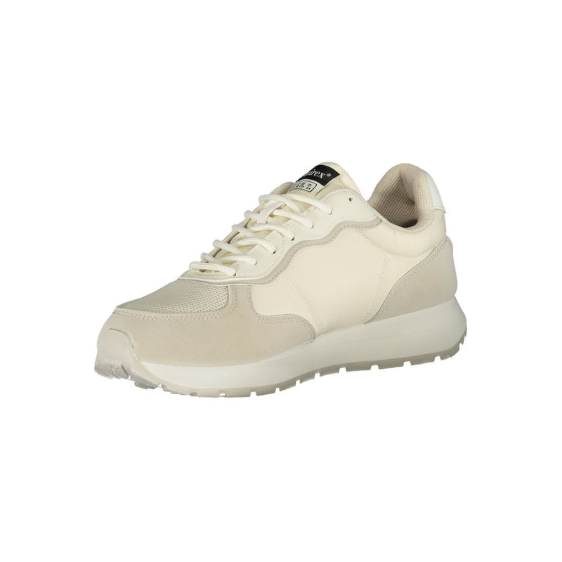 Avirex White Polyurethane Men's Sneaker - Vivian Sports Shoe